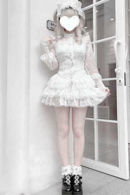 Lace Dress + Innerwear Shorts