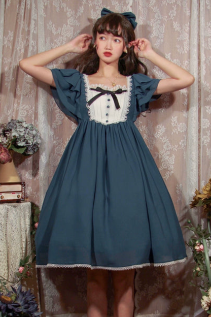 Retro Memory Flare Lolita Dress