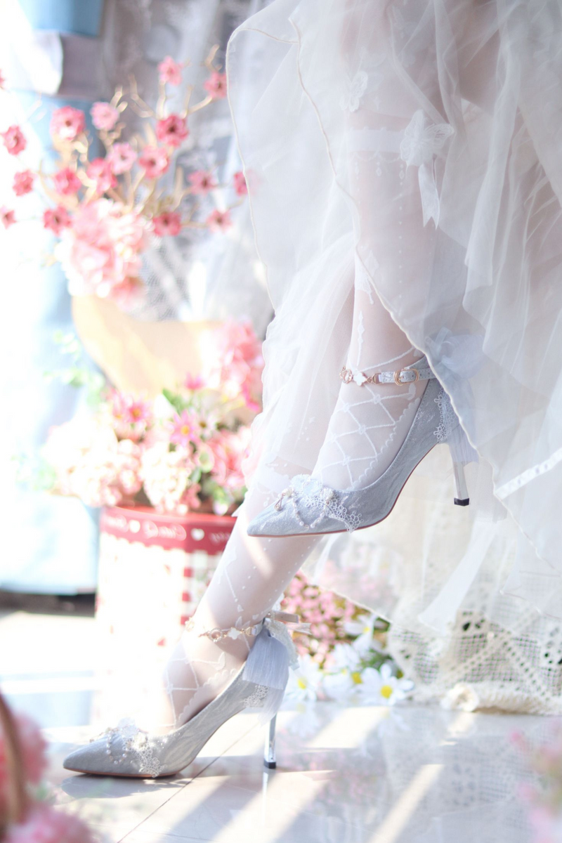 Streamer Ode Glitter High Heels