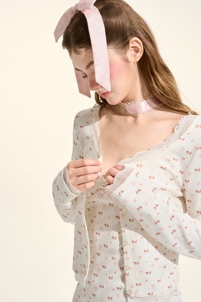 Sweet Ducks Cardigan + Camisole Dress