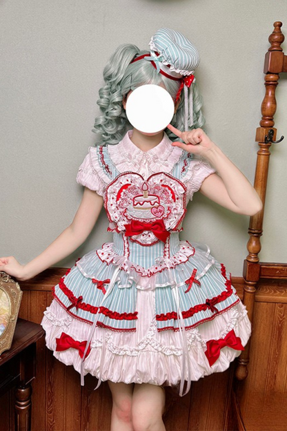 [pre-order Deadline: September 27] Twin Tiered Lolita Series Hair Accessories + Ribbon