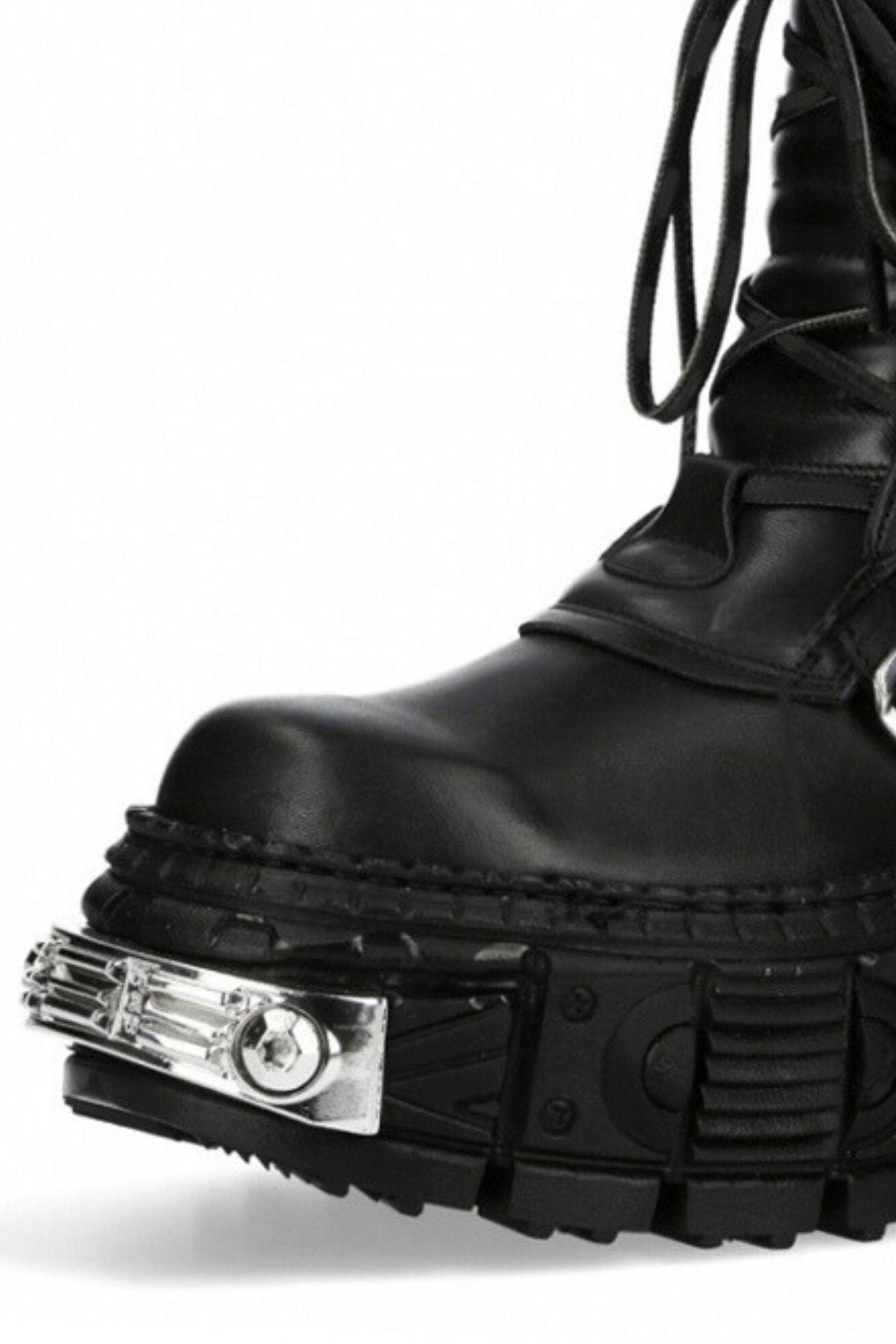 Metal Punk Mid-calf Boots