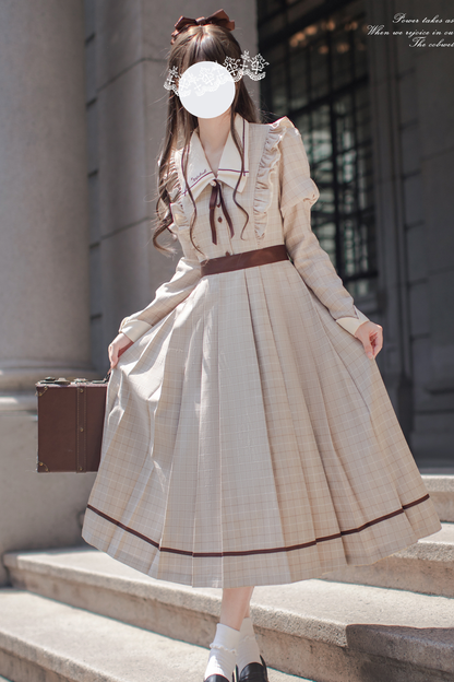 Preppy Style Retro Dress