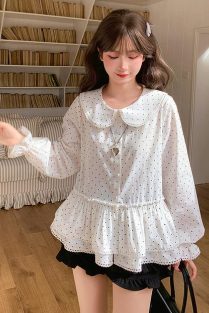Pure Polka Dot Blouse