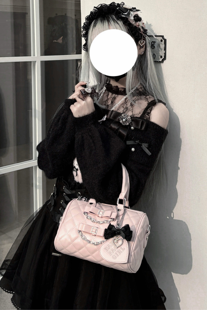 Quilted Ribbon Mini Bag