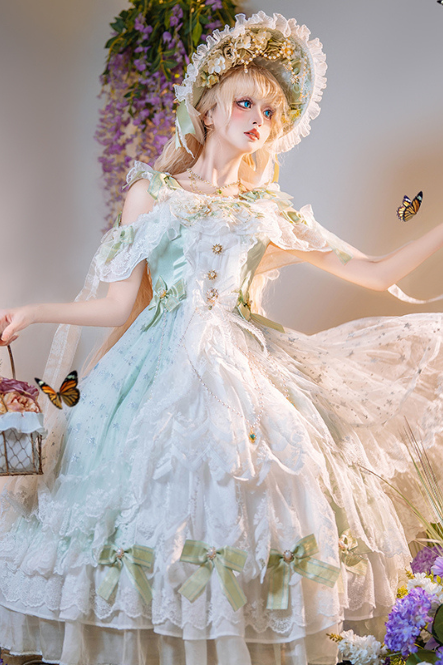Forest Illusion Bridal Lolita Dress