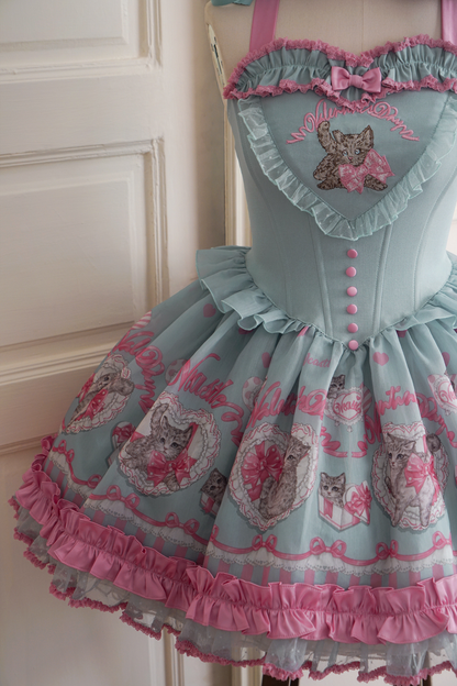 Sweet Girly Cat Jsk + Dress