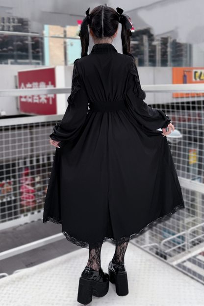 Long Dark Black Dress
