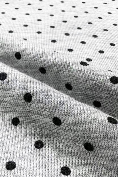 Polka Dot High Neck Top