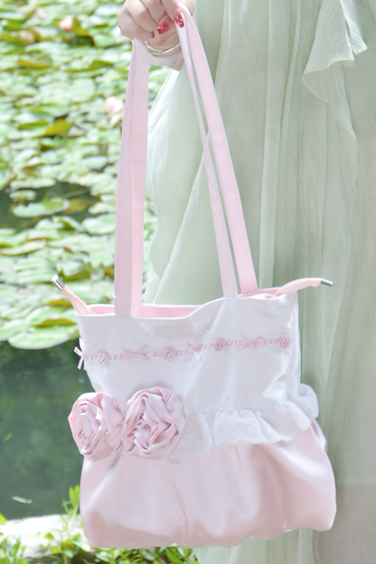 Peach Rose Lolita Bag