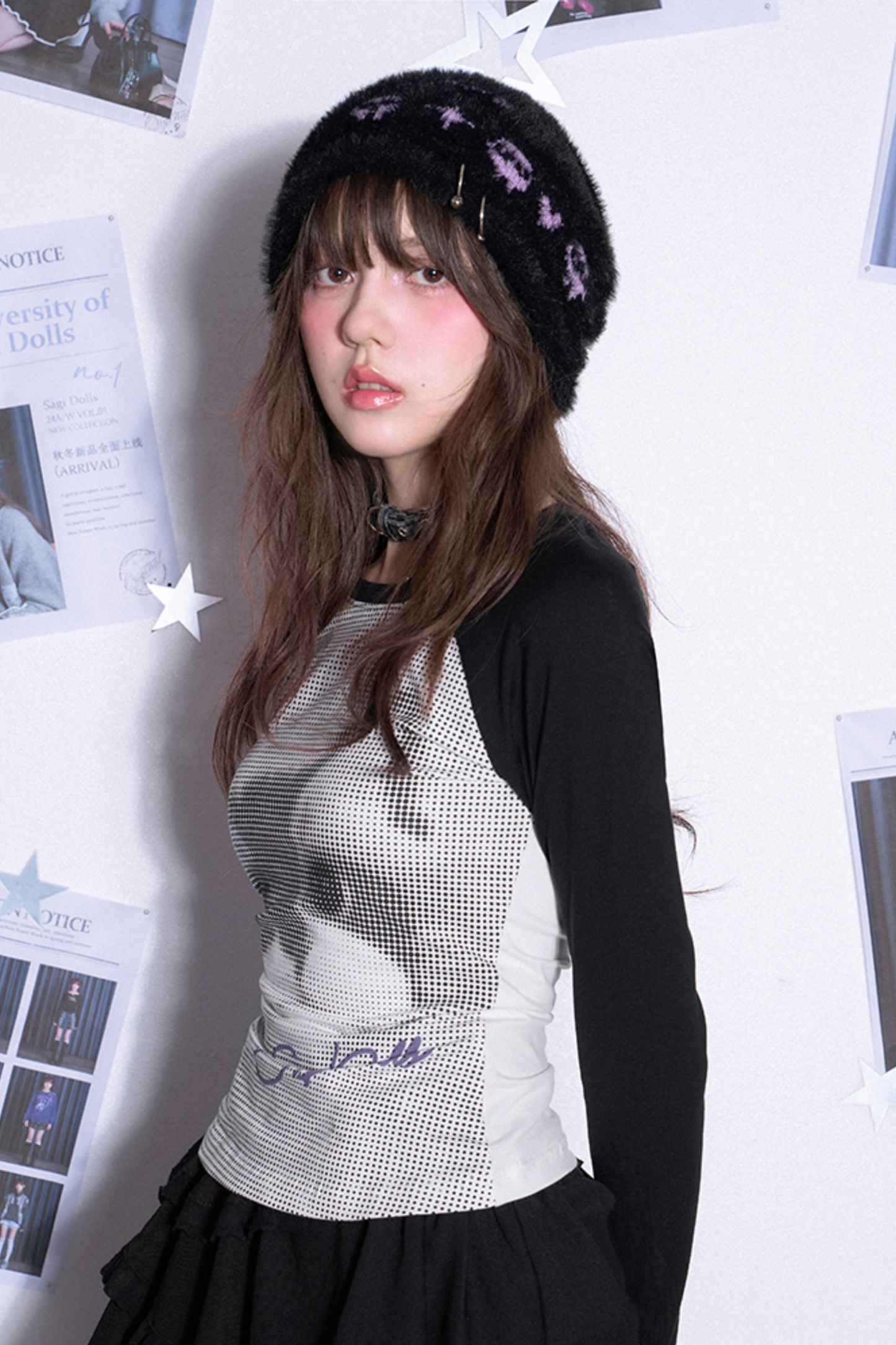 Cool Little Fur Knit Hat