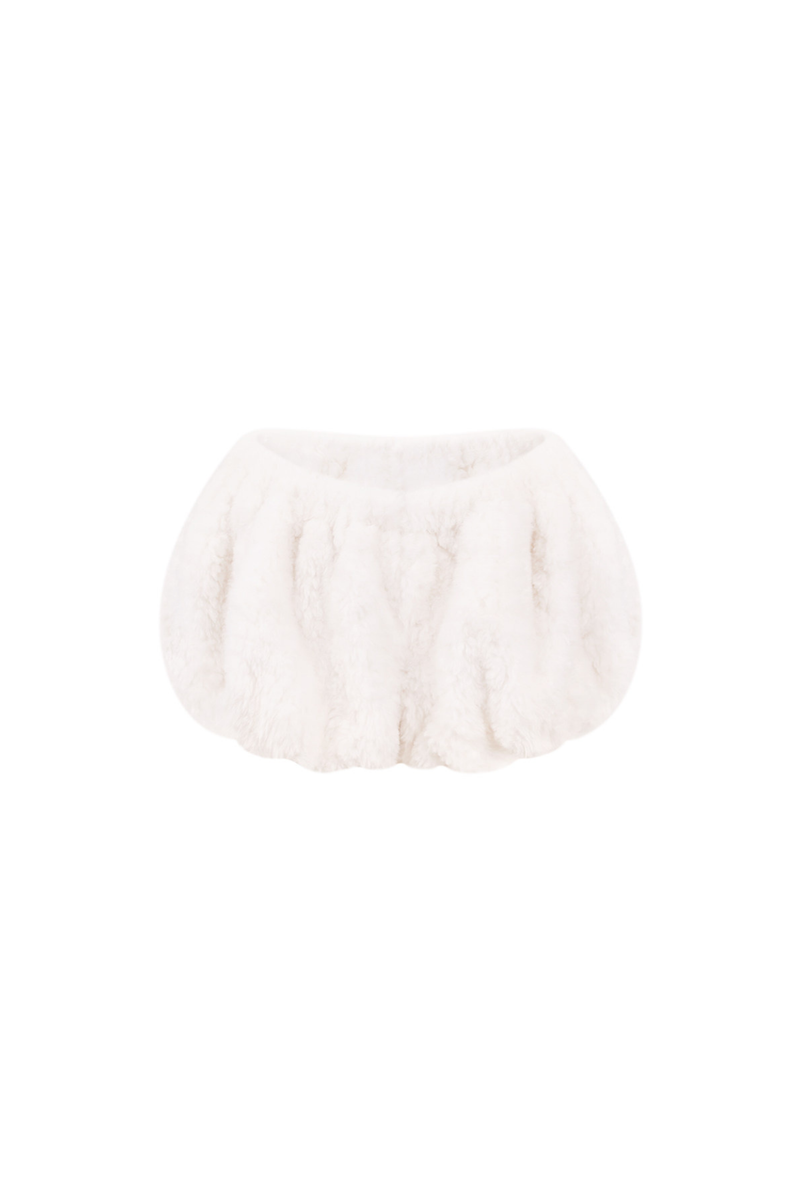 Sweet Snow Rabbit Down Jacket + Shorts