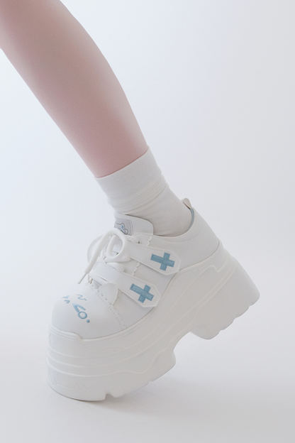 [angel Style] Subculture Cross Platform Shoes