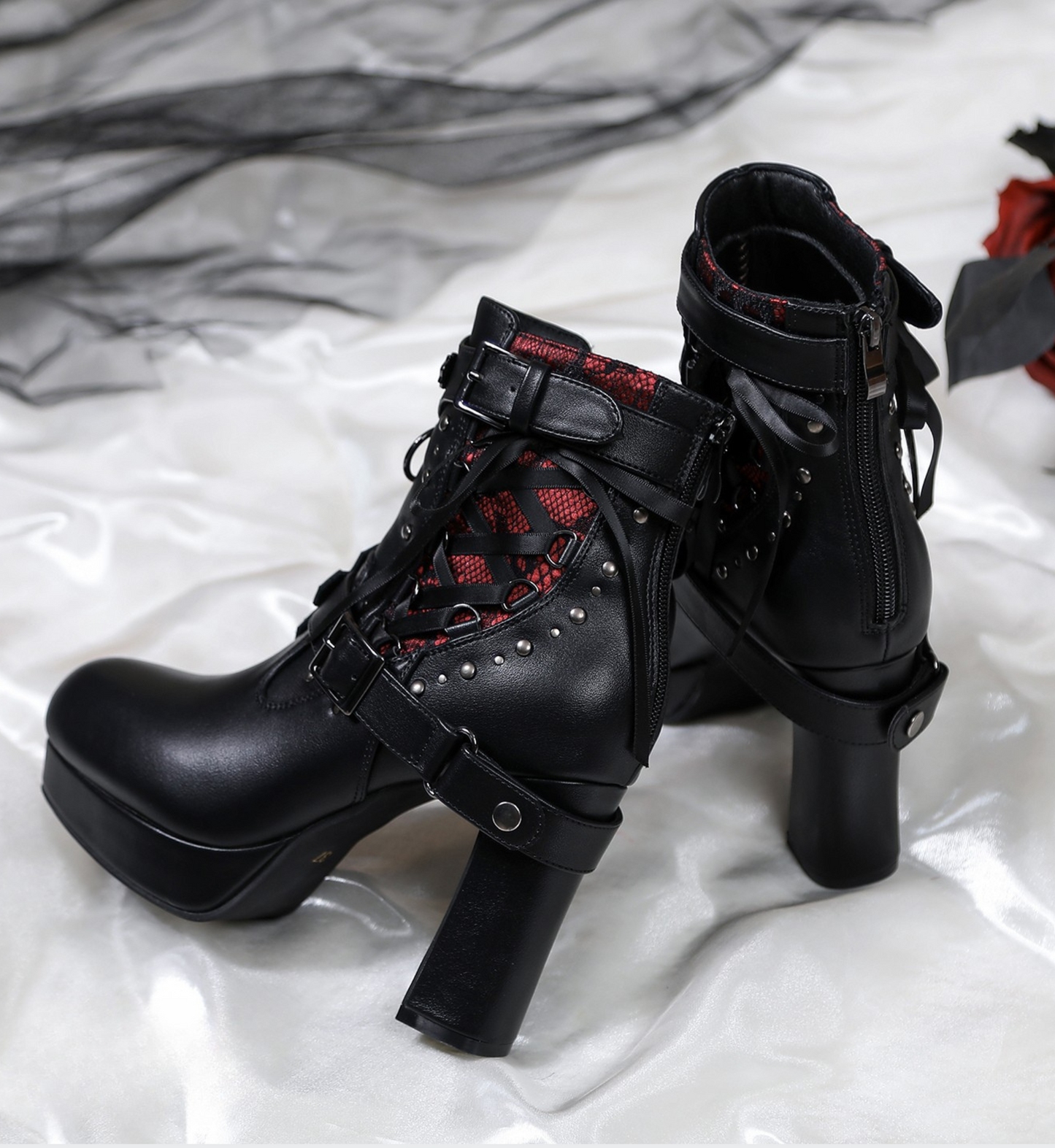 Lacybones Dark Gothic Punk Boots