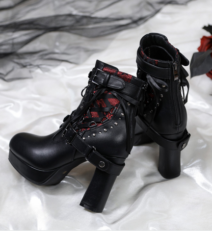 Lacybones Dark Gothic Punk Boots