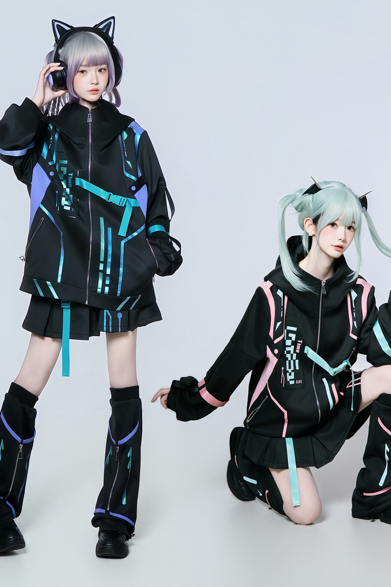 Overload Anime Girl Jacket + Skirt + Leg Cover