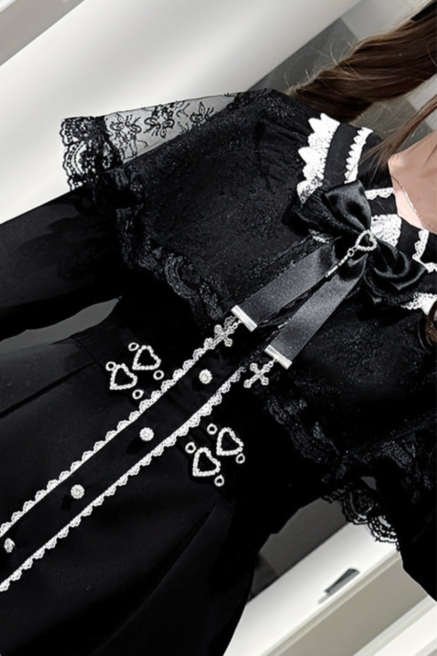Lace Cape Dress + Shorts