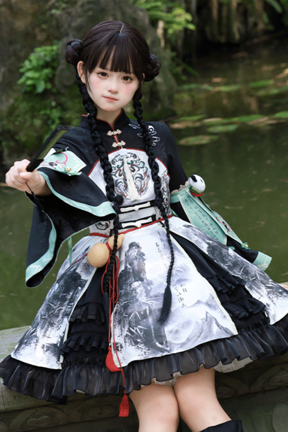 [pre-order] Bamboo Chinese-style Panda Dress Suit
