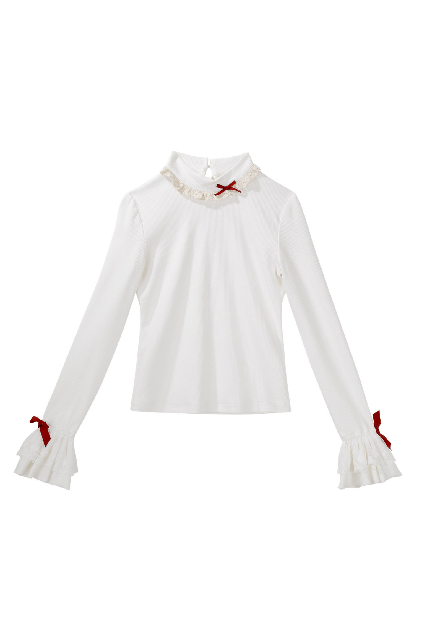 [pre-order] Rabbit Lolita Cape + Suspenders + Bear Design Skirt + Turtleneck