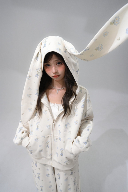 Rabbit Ear Hooded Jacket + Pants