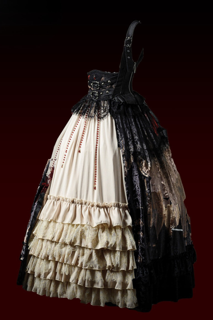 Gothic Lolita Dark Jumper Skirt + Shirt