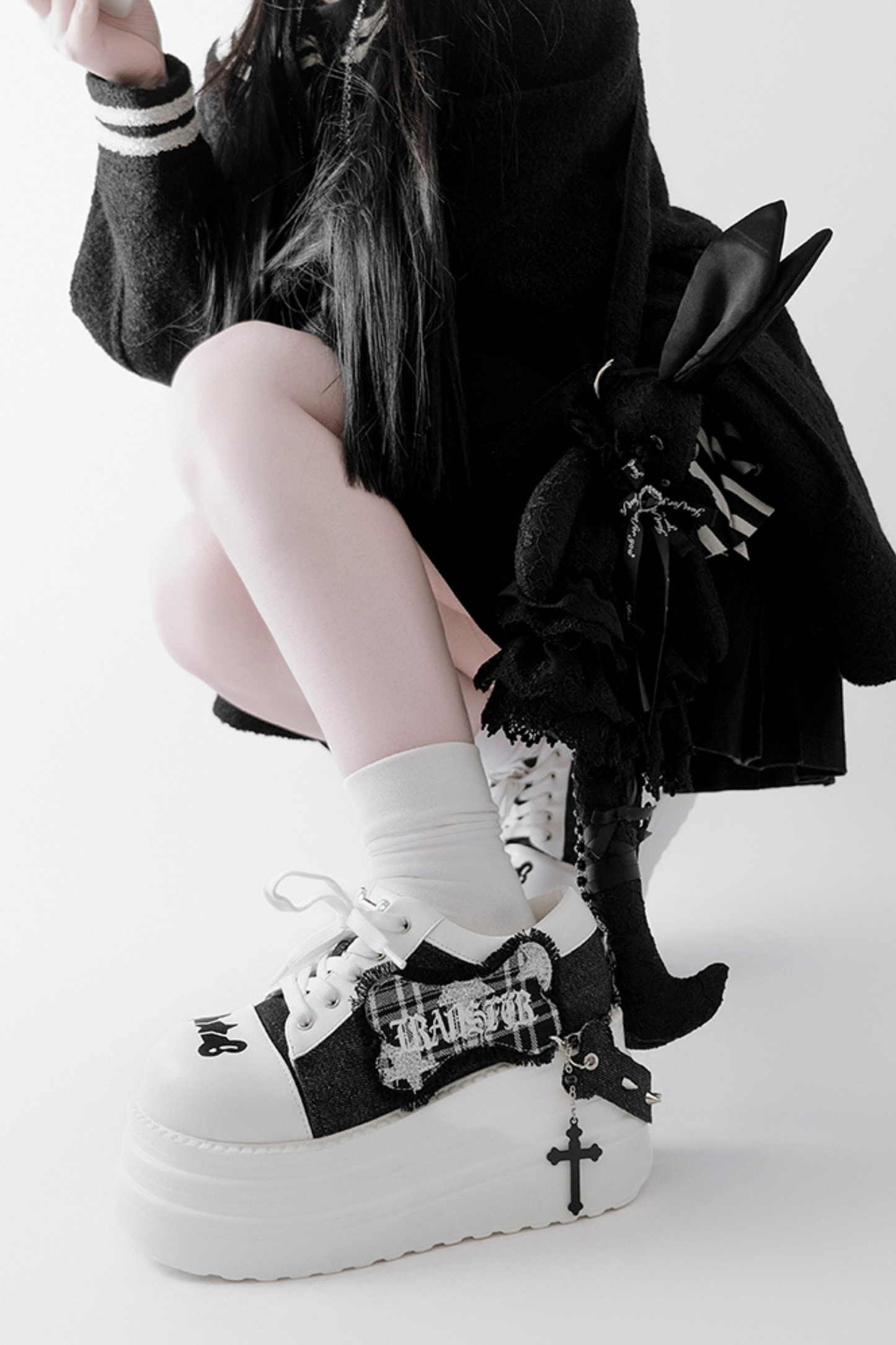 Rock and Roll Subculture Platform Sneakers