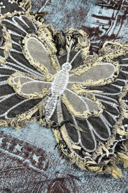 Maillard Butterfly Sheer Top