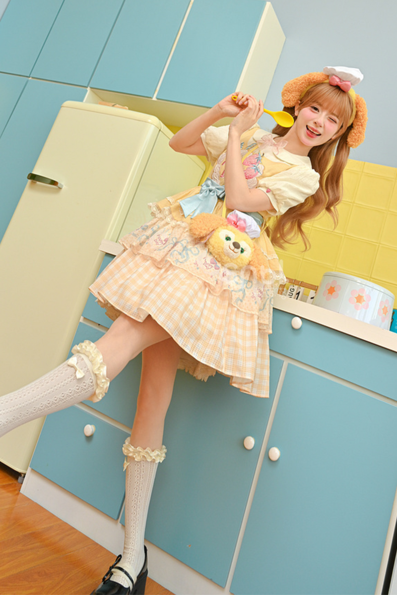 [pre-order] Daily Ribbon Tiered Doll Light Lolita Dress
