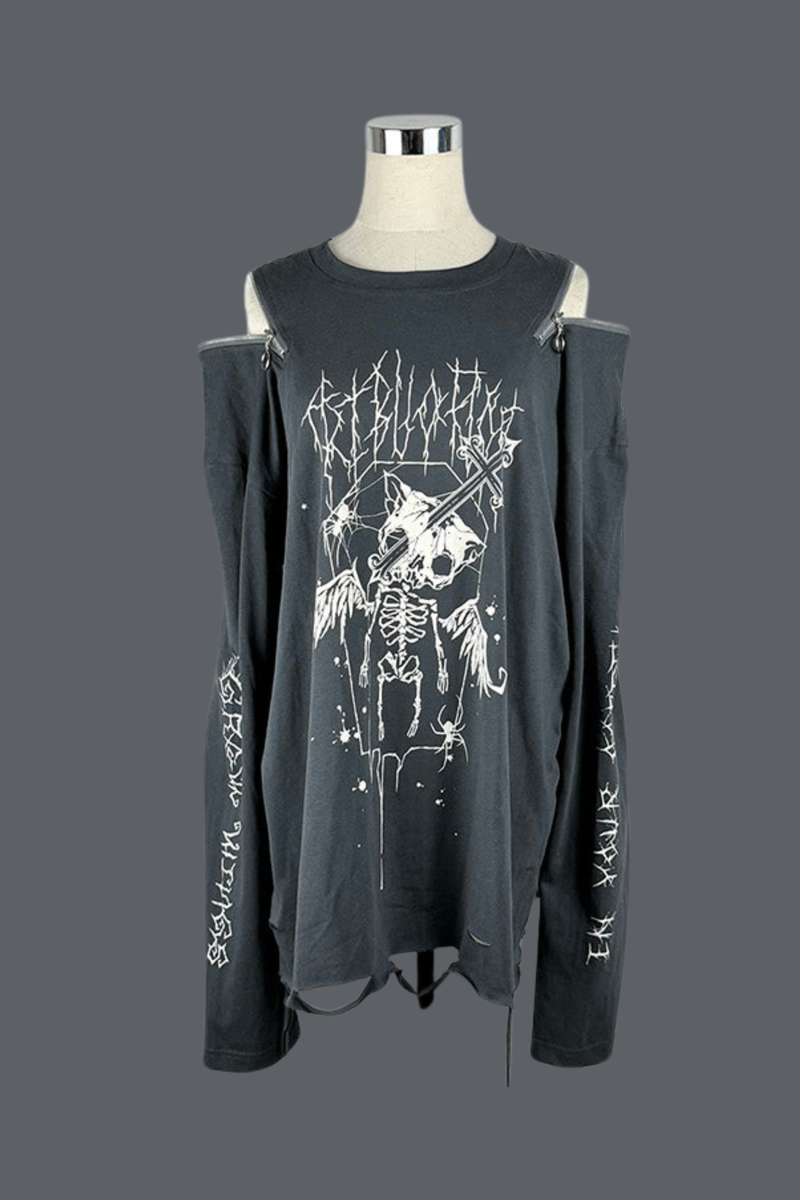 Pure Dark Distressed Top