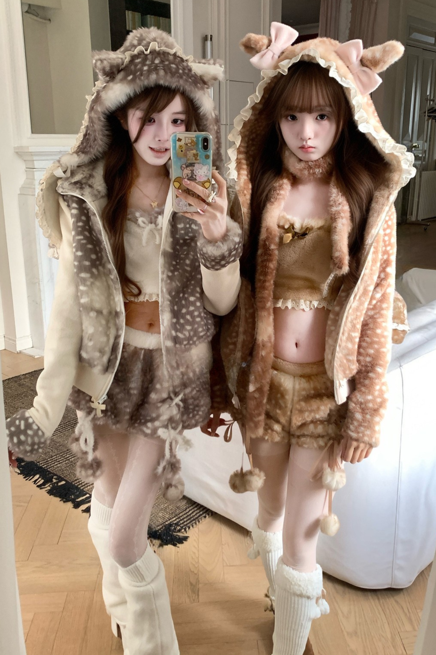 Bambi Cloak + Camisole + Pants