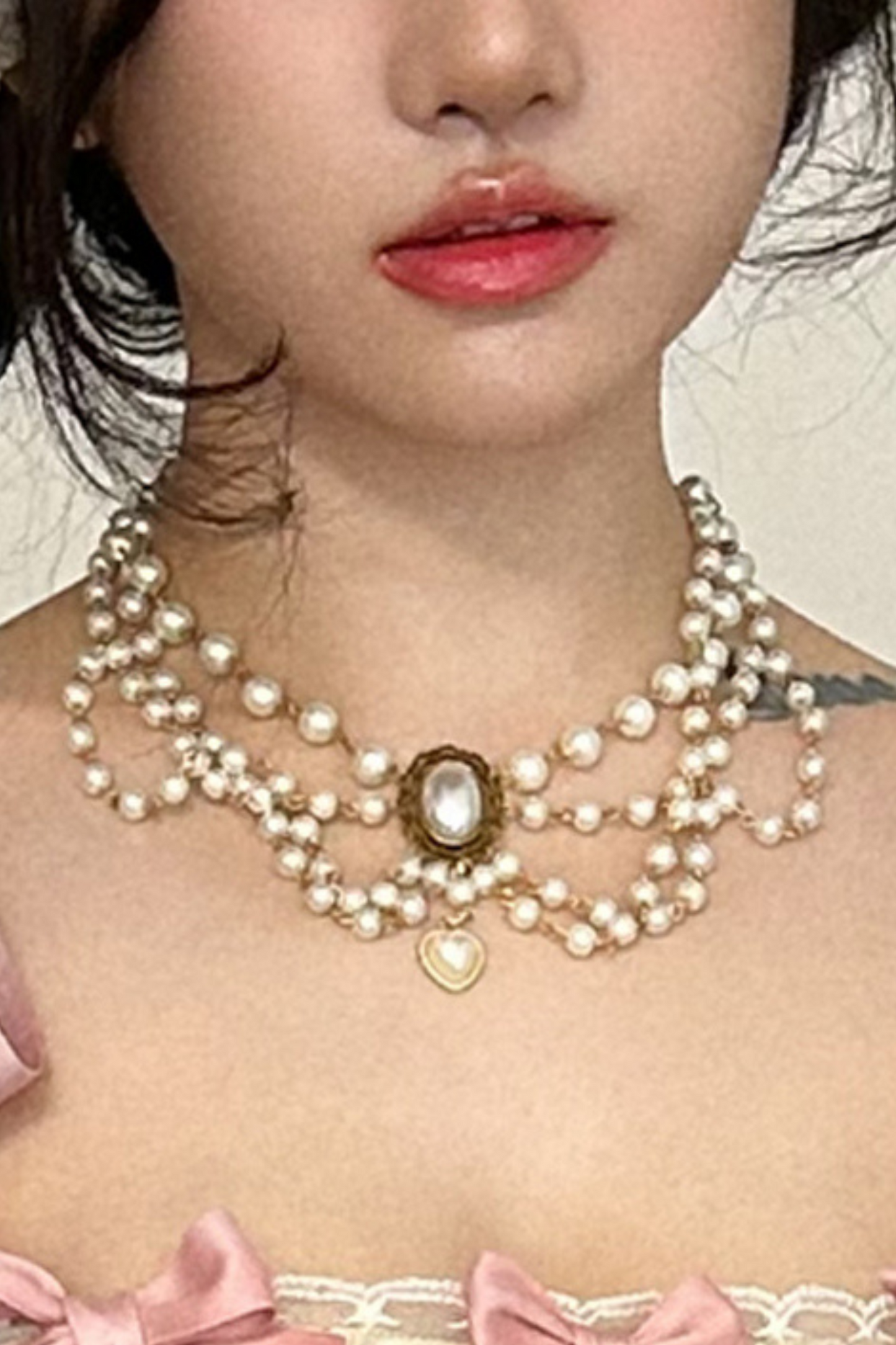 Jewel Rose Flower Marriage Lolita Set