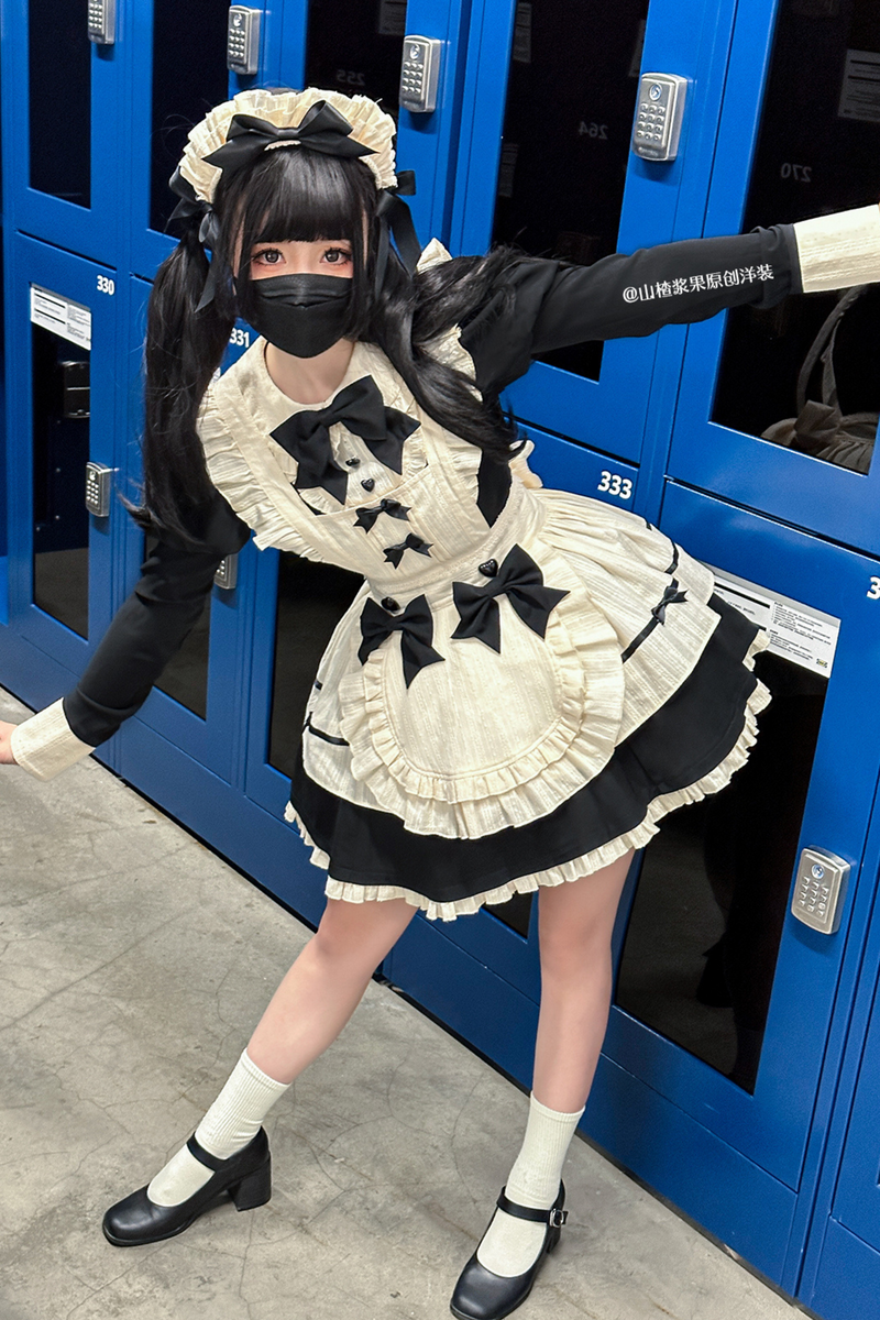Little Maid Lolita Dress + Apron + Sleeves + Headband