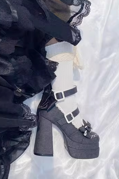 Merry Sweet Ribbon Shoes