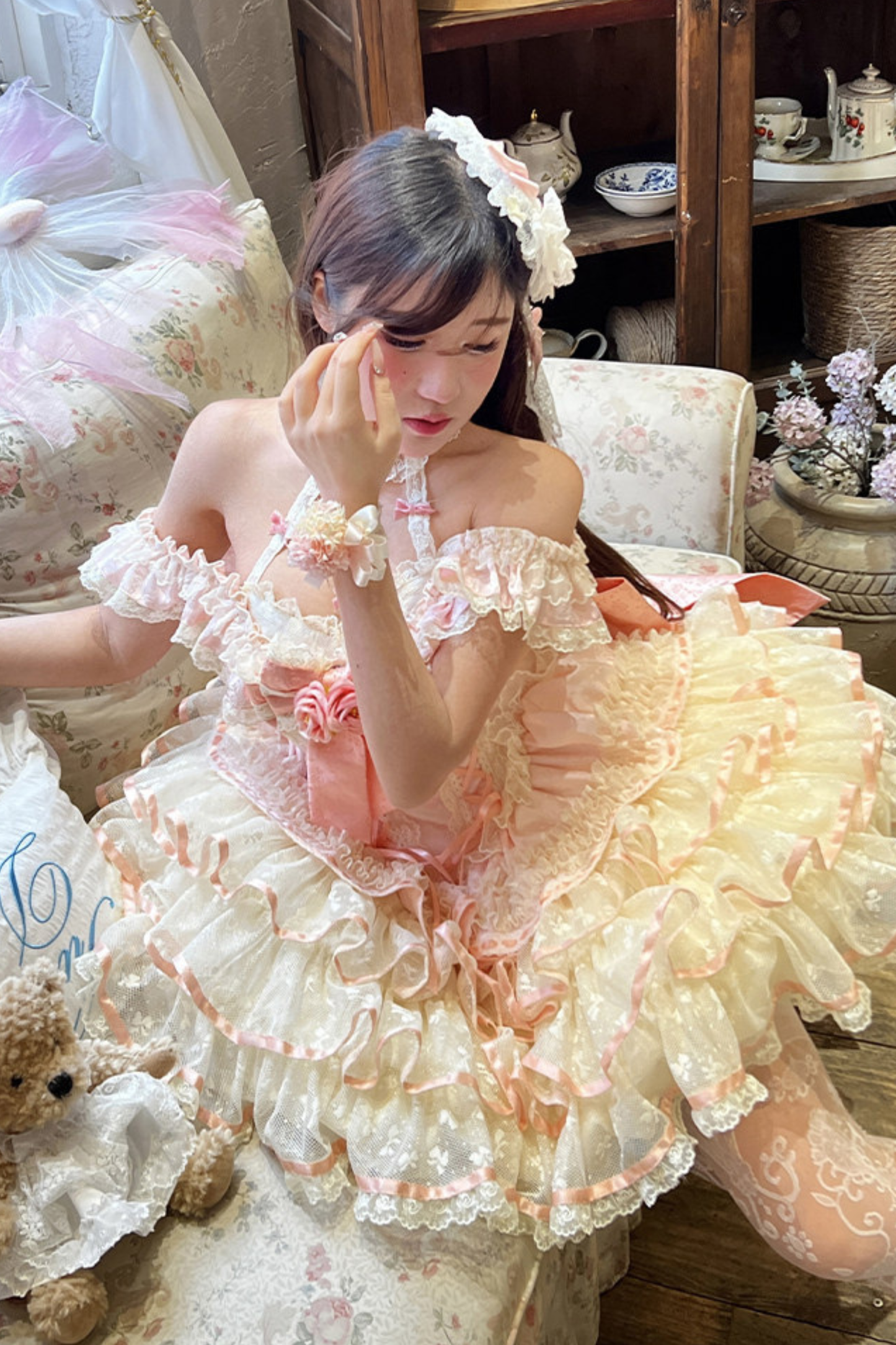 Rose Lace Fairy Dress