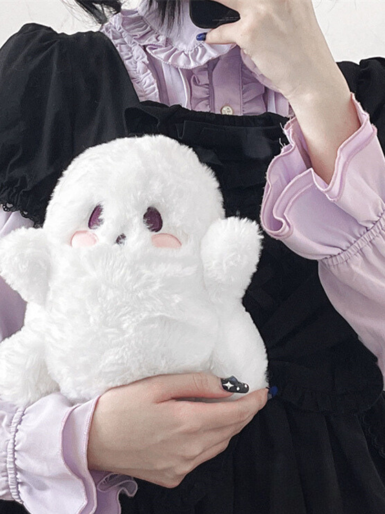 Fluffy White Ghost Pochette