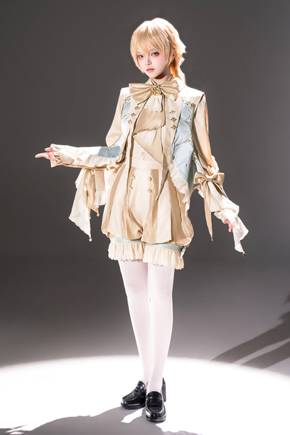 Fairy Tale Prince Lolita Top + Pants + Fake Collar