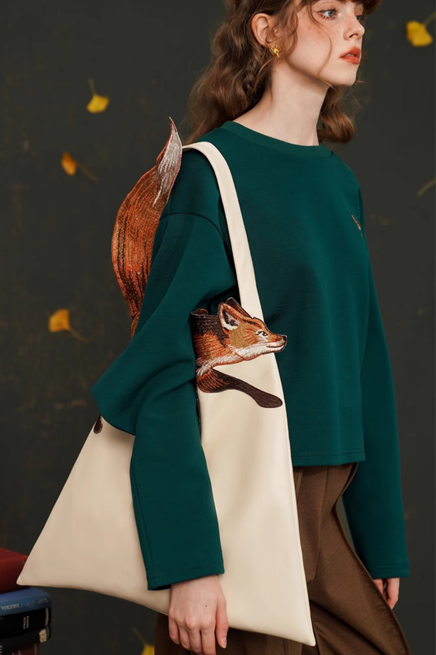 Fox Shoulder Canvas Bag