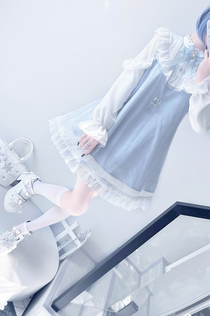 [angel Style] Ribbon Sweet Water Dress