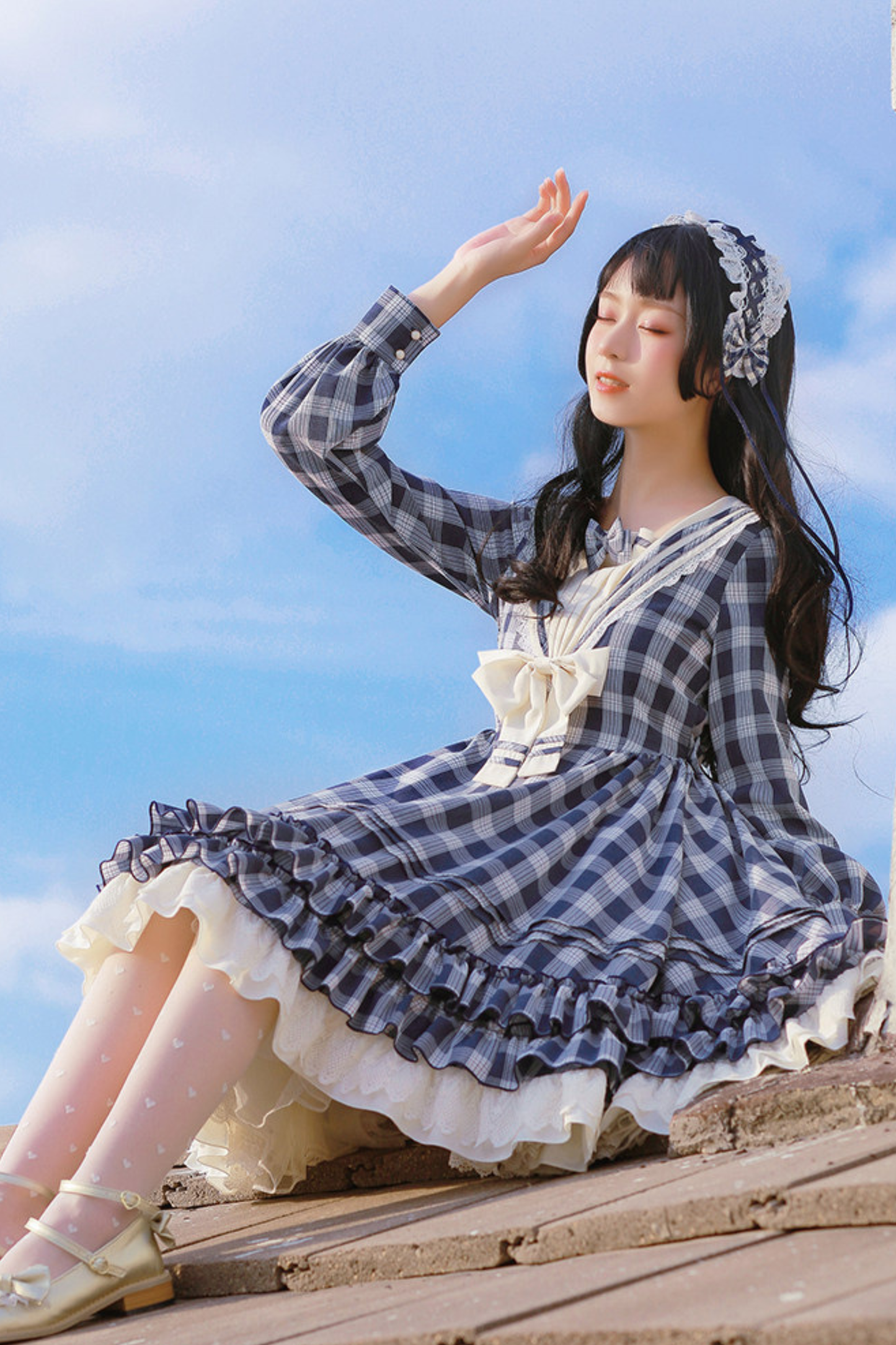 Sweet Witch Plaid Lolita Dress