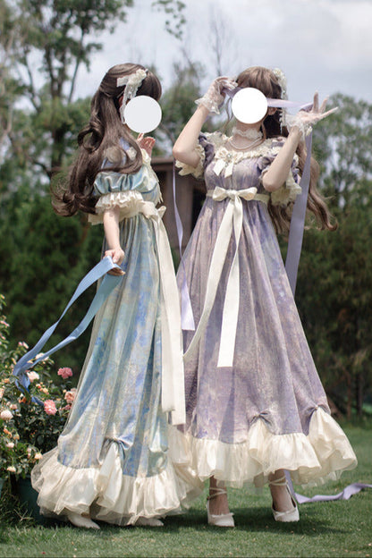 [order Deadline: December 30] Sun and Moon Poem Oil Paint Rose Dress Complete Set