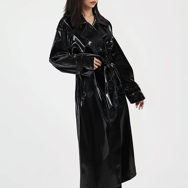 Leather Trench Coat
