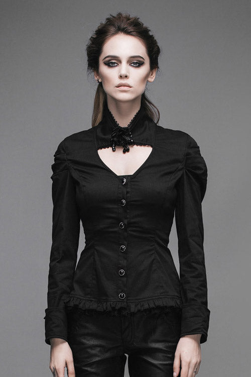 Subtly Elegant Blouse with a Refined Vintage Look
