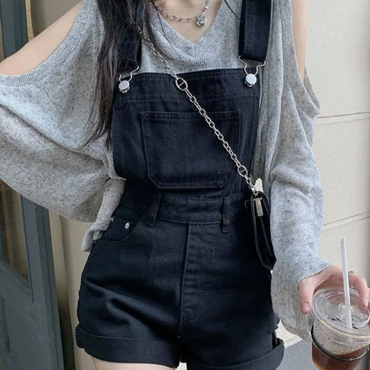 Denim Romper