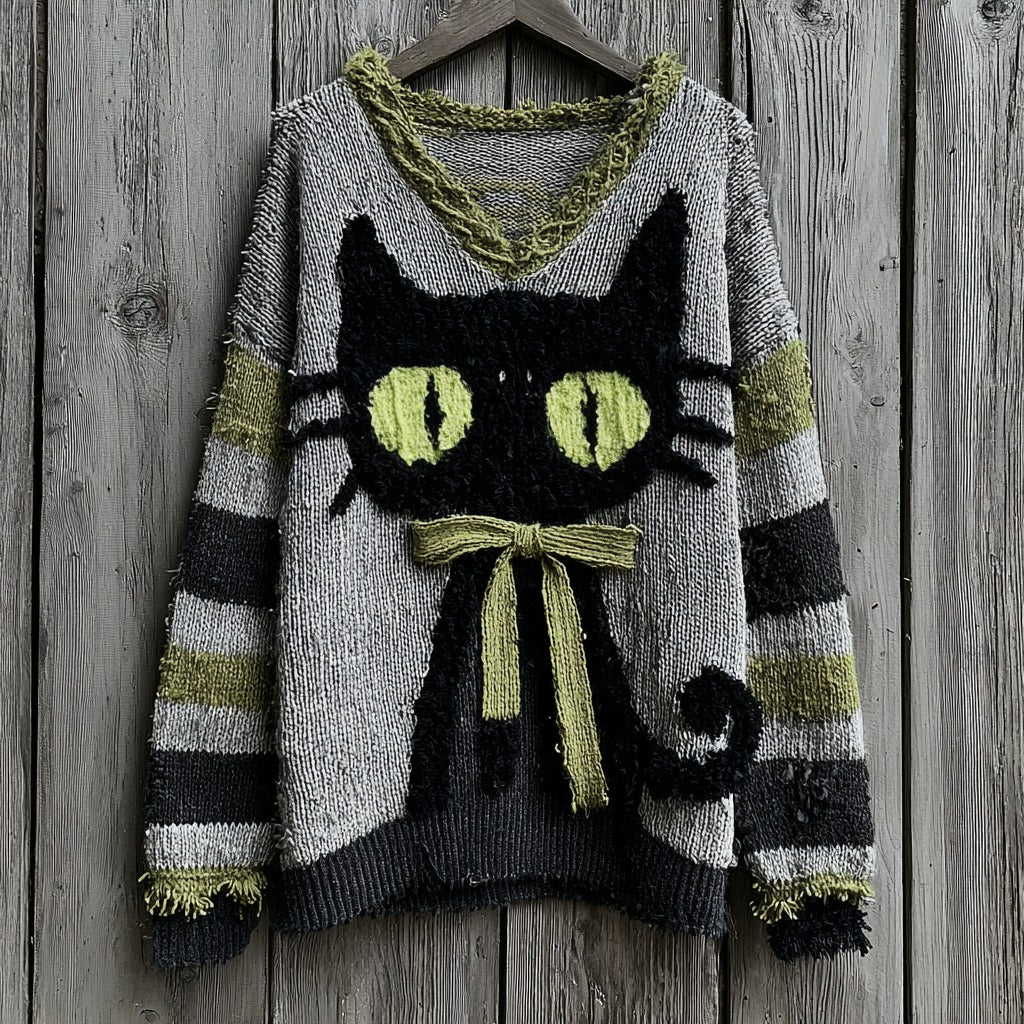 Subtly Elegant Sweater with a Refined Vintage Look