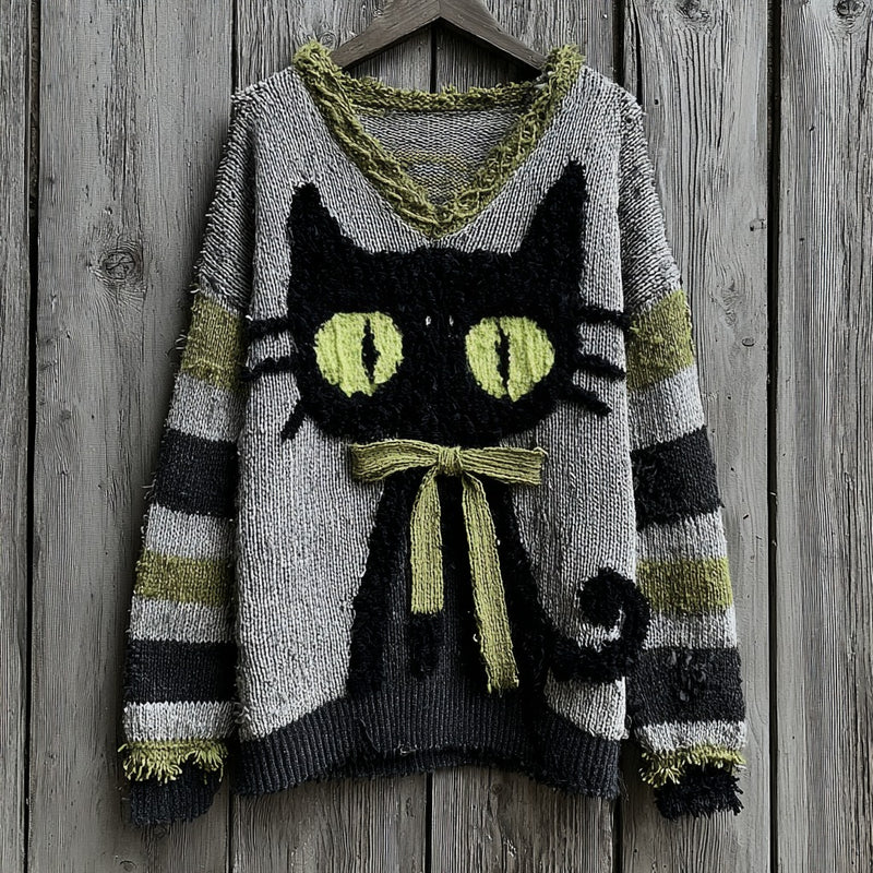 Subtly Elegant Sweater with a Refined Vintage Look