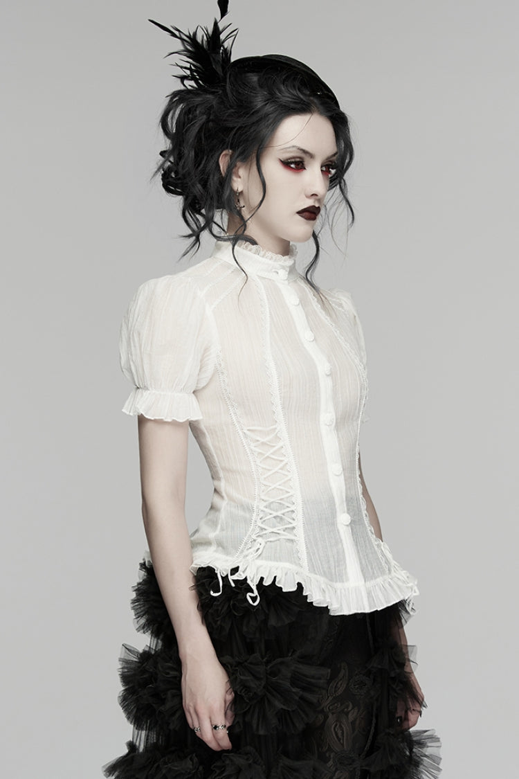 Casually Elegant Blouse with a Refined Edge