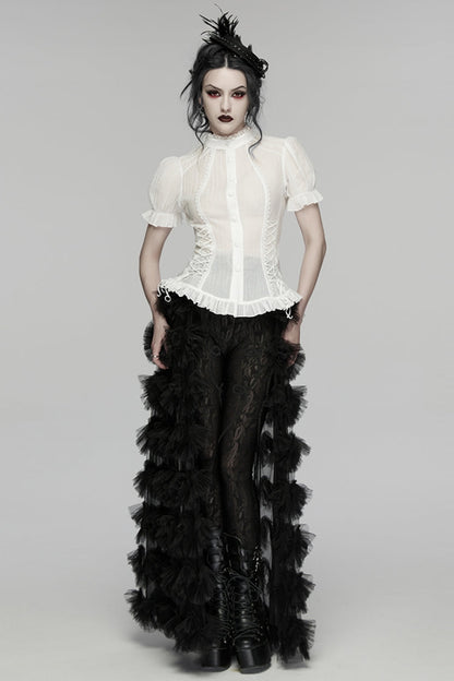 Casually Elegant Blouse with a Refined Edge