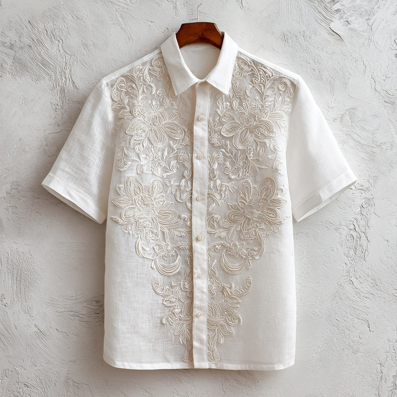 Subtly Elegant Shirt with a Refined Vintage Look