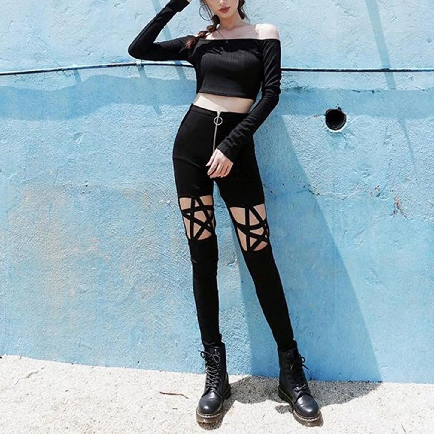 Hollow Out Pants