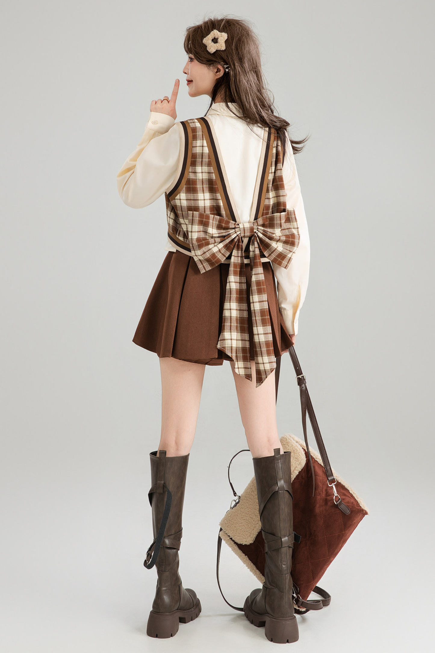 American Plaid Top + Skirt